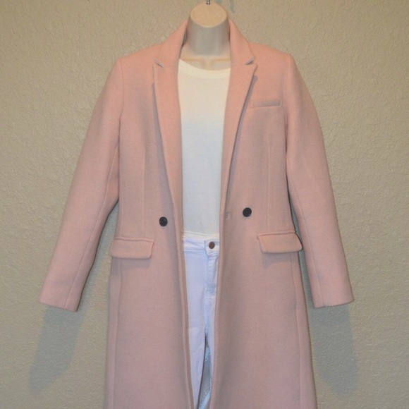 Banana Republic Jackets & Blazers - Banana Republic Blush Pink Wool Coat Sz XS
